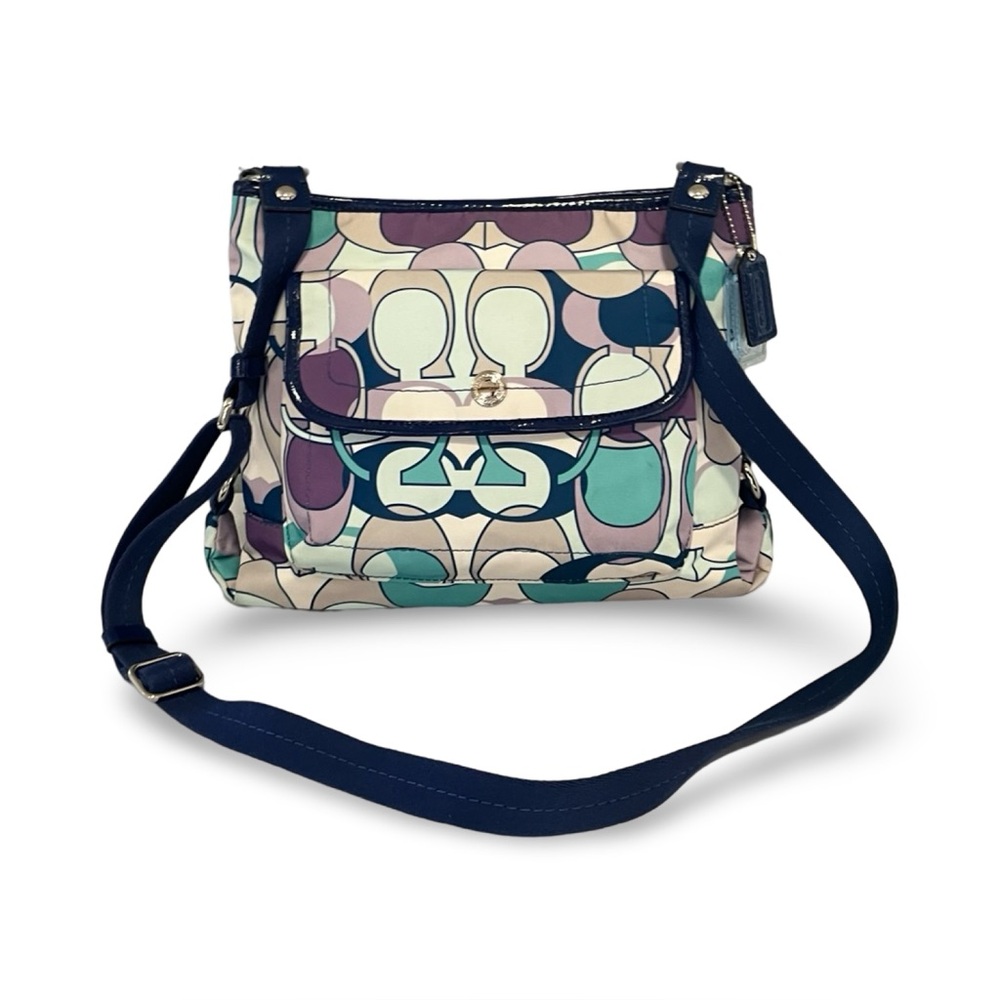 Coach Signature Multi-Color Crossbody Bag